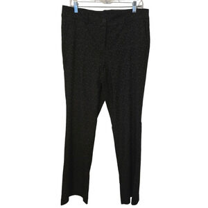 Lane Bryant Black Gray Design Women's Business Dress Pants 16